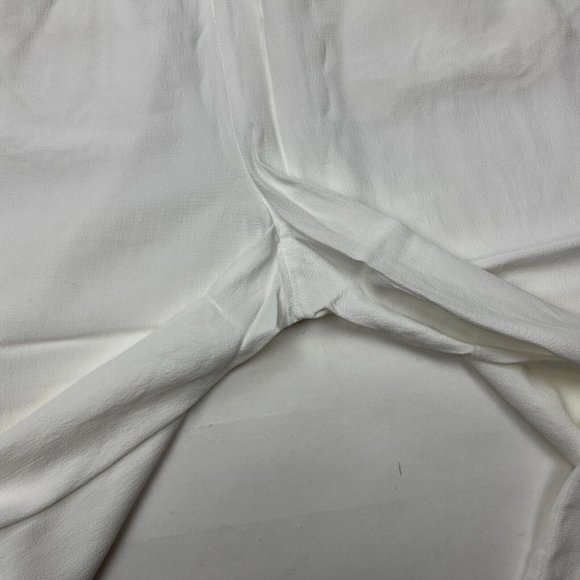 Eileen Fisher Crepe Wide-Leg Jumpsuit Crop V-neck Lightweight Tencel Women XXS - Picture 7 of 12